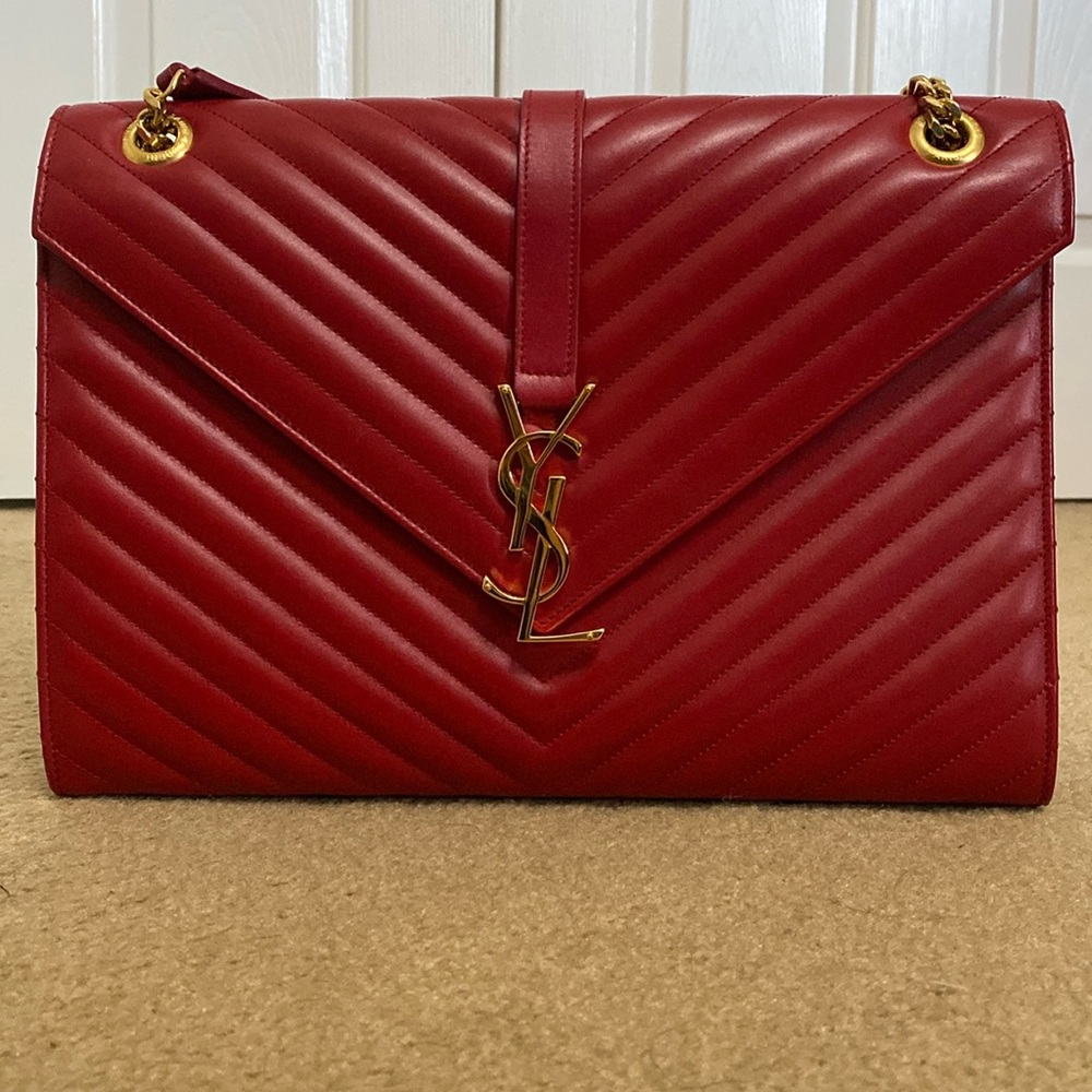 Large YSL envelope Bag